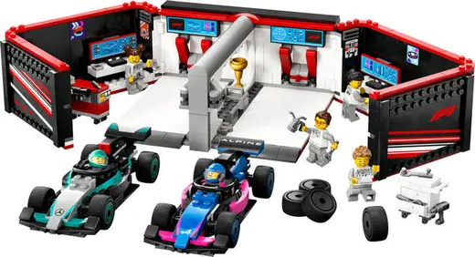 60444 LEGO® City F1® Garajı ve Mercedes-AMG ve Alpine Arabaları