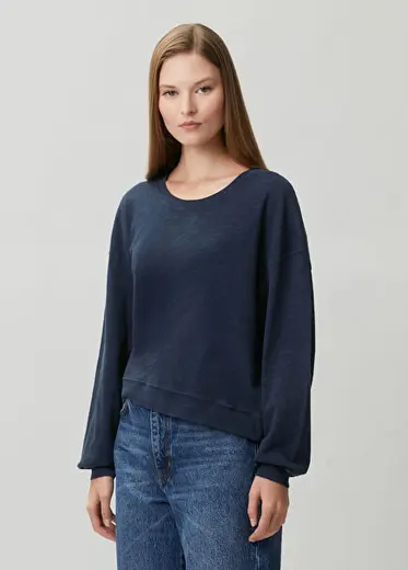Sonoma Lacivert Uzun Kollu T-shirt