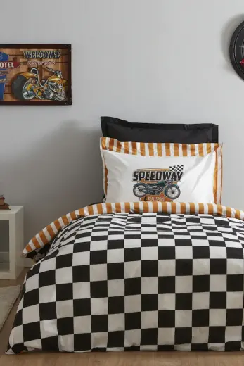 Karaca Home Young Speed Way %100 Pamuk Tek Kişilik Fitted Nevres 200.22.14.0316
