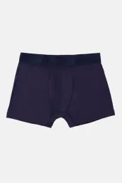 Lacivert Regular Düz Boxer 3