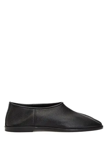Siyah Kadın Deri Loafer