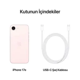 Apple iPhone 17e 256 GB Açık Pembe 8