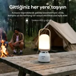 Xenon X6850 Lambalı Bluetooth Hoparlör - Beyaz 7
