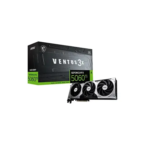 MSI RTX5060TI 16G VENTUS 3X OC 16 GB 128Bit GDDR7 Ekran Kartı