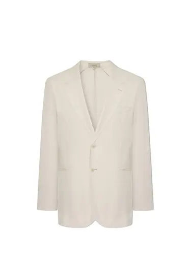Junior M Kırık Beyaz Erkek Blazer Ceket
