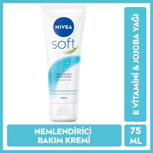 Nivea Soft Nemlendirici Jojoba Yağı Bakım Kremi 75 ml