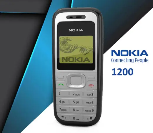 Nokia 1200 Tuşlu Cep Telefonu, Sıfır, Sağlam Yapı, El Feneri, Asker Telefonu, Anne Baba Telefonu