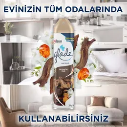 Glade Hava Tazeleyici Aerosol Oda Kokusu Oryantal Oud 300ml 6
