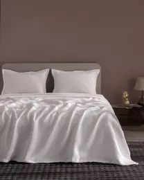 Labenne Çift Kişilik Yatak Örtüsü - Beyaz 1
