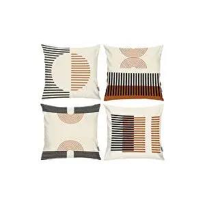 Ritmohome İskandinav Cozy 4'lü Kırlent Kılıfı