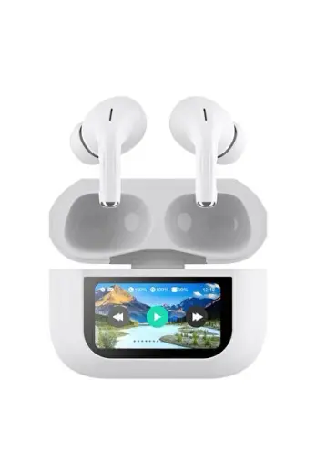 Btk-zr76 Anc Özellikli Dokunmatik Lcd Ekranlı Tws Kulak Içi Bluetooth V5.4 Kulaklık