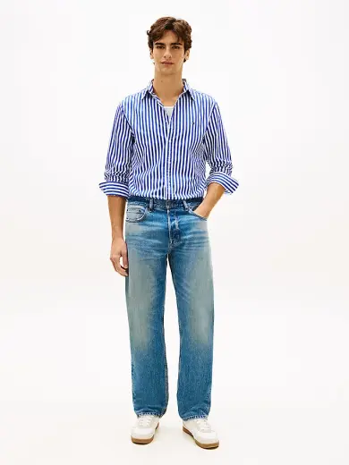 Erkek Relaxed Straight Jean Pantolon