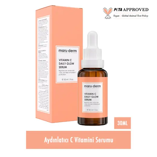 Maruderm C Vitamini ve Peptid Aydınlatıcı Cilt Bakım Serumu 30 ml
