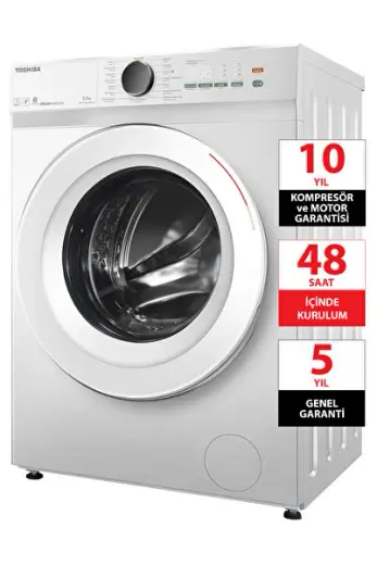 Dalga Teknolojisi Ai Desteği Nano Kabarcık 8 Kg 1400 Devir Çamaşır Makinesi Beyaz TW-T21BU90UWTR(WW)