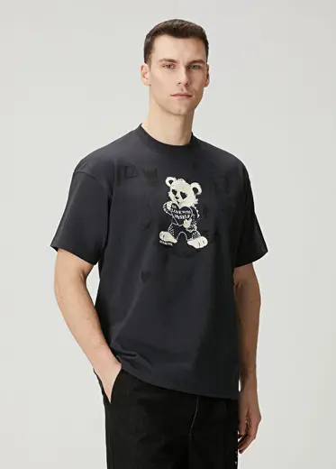 Moi Siyah T-shirt