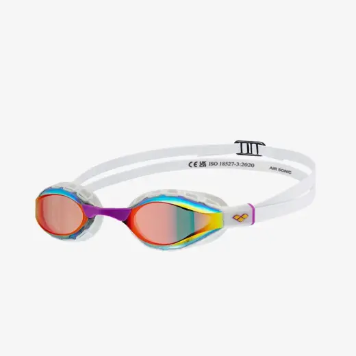Arena Air Sonic Mirror Unisex Sarı Yüzücü Gözlüğü
