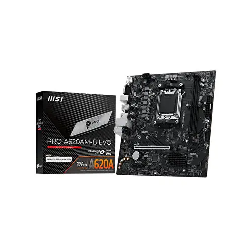 MSI PRO A620AM-B EVO AM5 DDR5 Micro ATX Anakart