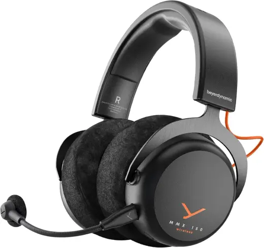 beyerdynamic MMX 150 Wireless Black Oyuncular için Çıkabilir Mikrofonlu Kablosuz Headset