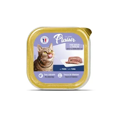 Plaisir Ezme Ton Balıklı Kısırlaştırılmış Kedi Konservesi 100gr