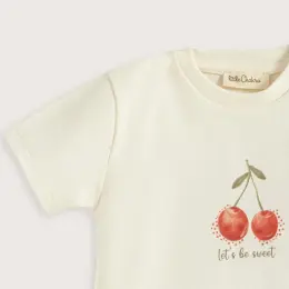 Cherry Boom Tshırt Vanilya 5