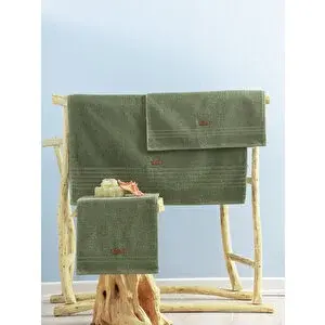 Cotton Box %100 Pamuk Wellness Havlu Seti Forest Yeşil