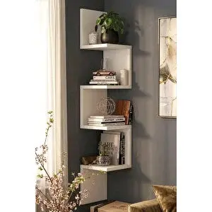 Yurudesign Shelf R9 Modern Duvar Rafı Kitaplık