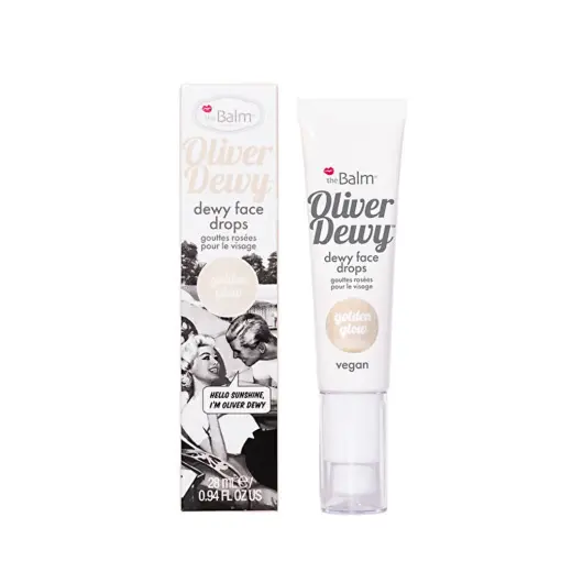 theBalm Oliver Dewy Face Drops Highlighter Golden Glow