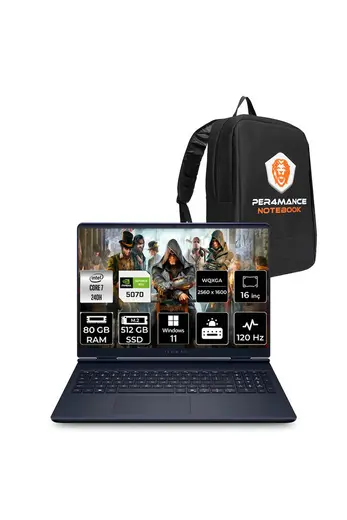Alienware 16 Aurora Intel Core 9 270H 80GB 512GB SSD RTX5070/8GB 16" QHD+ W11H Gaming Laptop