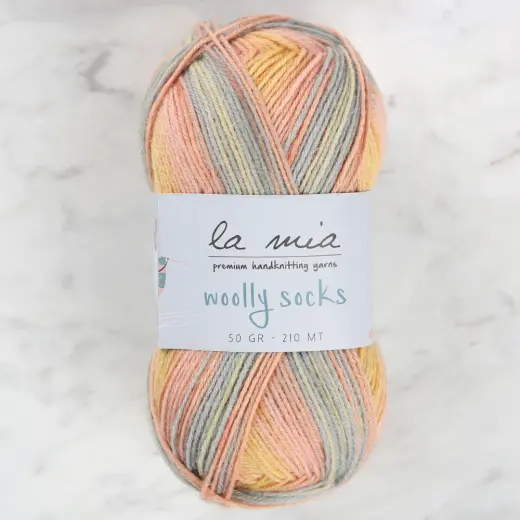 La Mia Woolly Socks Ebruli Çorap İpi - L05