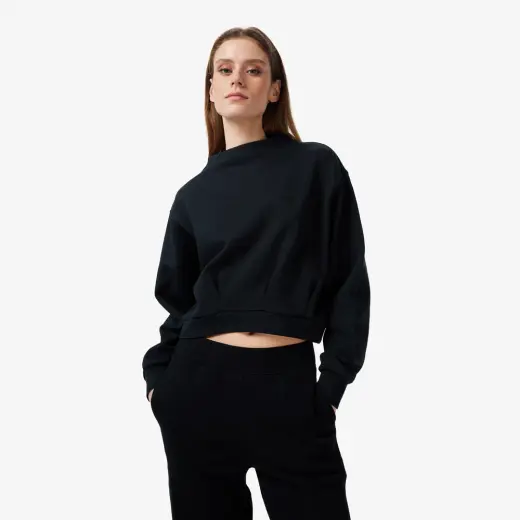 Converse Kadın Siyah Sweatshirt