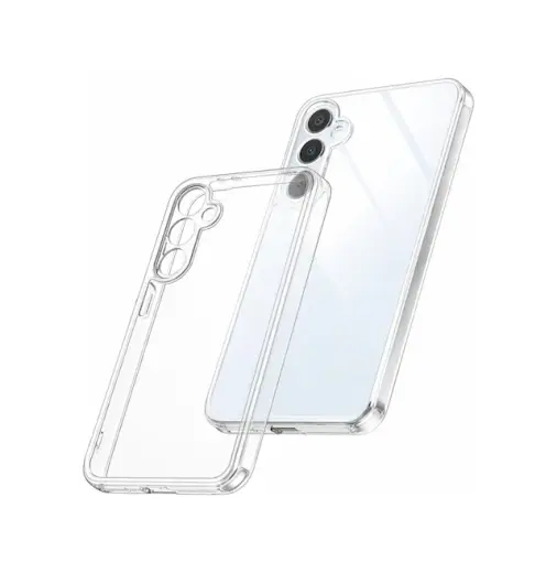 Samsung Uyumlu Galaxy S24 Fe Kılıf Şeffaf Kamera Korumalı 3d