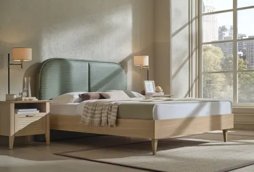 Verona 5 Kapaklı Dolap+ Komodin(2 adet) + Başlıklı karyola (160x200 cm)