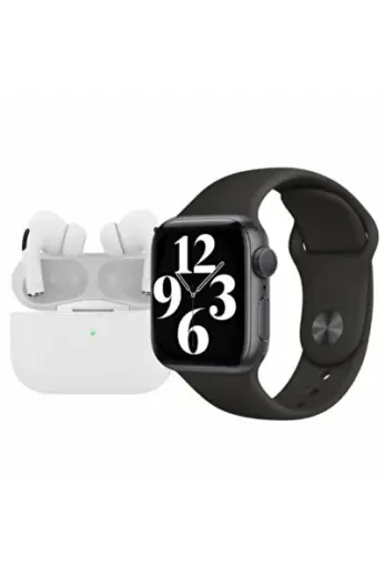 Wacht6 Plus Premium Suya Dayanıklı Hw16 Akıllı Saat + Pro Bluetooth Kulaklık
