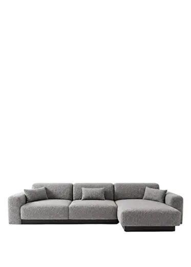 Tierra Gri Rengi Üçlü Daybed Kanepe