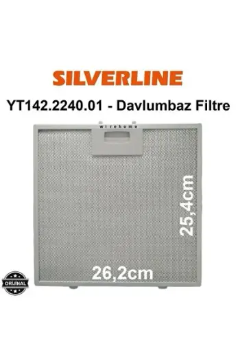 2240 X6 inox 2240.6.103.04 400M³ Davlumbaz Filtre Aspiratör Metal Süzgeç Alüminyum Yağ Filtresi