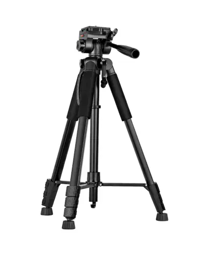 Gdx 200 Profesyonel Tripod 3 Kademeli Asansörlü Su Terazili 3 Yönlü Pan Tilt Kafa Kamera Ve Video Standı