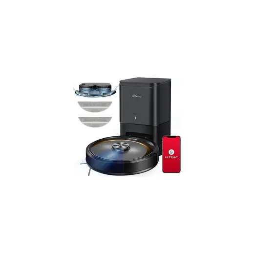 T10 Elite Robot Vacuum Cleaner With Mop, Robotic Vacuum Self Emptying For 45 Days Hands-Free, Lidar Navigation, Compatible With Alexa/wi-Fi Connected, Ideal For Pet Hair, Hard Floor And Carpet
