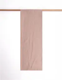 Logolu İpek Şal Mocha 1