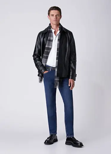 Slim Fit Orta Yıkamalı Mavi Jean Pantolon