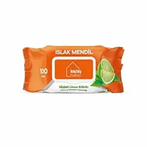 Koçtaş Basic Islak Mendil Misket Limon Kokulu. 100'lü