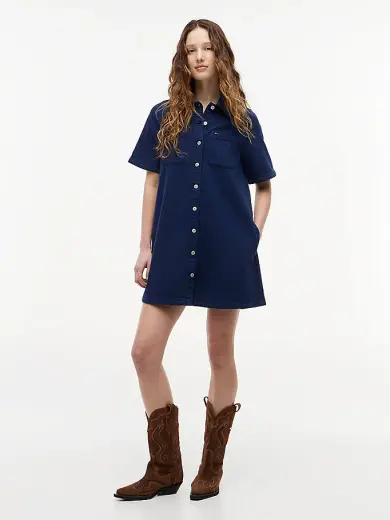 Kadın TJW Twill A-Line Elbise
