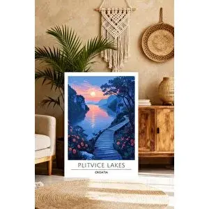 Mgi Design Lüks Vintage Seyahat Posteri Çağdaş Kanvas Tablo Mutfak Dekoru 50x70 cm