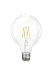 G95 Şeffaf Cam LED Ampul 7W E27 6500K Beyaz Işık ERD-323 3