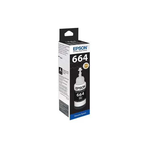 Epson T6641 L100- L200- L300 Black Mürekkep 70 Ml
