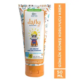 Babyton Bebek ve Çocuklar İçin Günlük Güneş Koruyucu Krem SPF30+ 50 ml 2