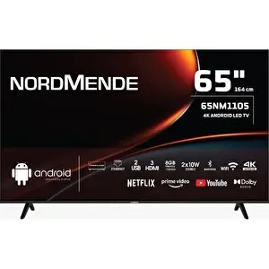 Nordmende 65NM1105 Frameless 4K Ultra Hd 65" 164 Ekran Uydu Alıcılı Android Smart LED Tv