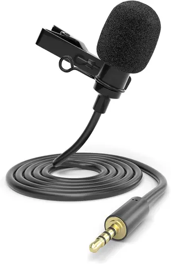 ayex Akıllı Telefon Ve Tabletler İçin LV-1 Yaka Mikrofonu 3,5 mm (Mic) Canlı Yayın, Röportaj, Toplantı YouTube İçin Mükemmel