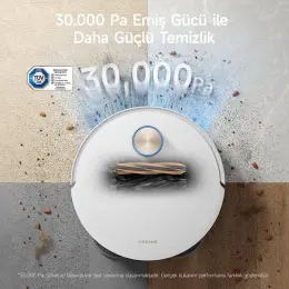 Dreame X50 Pro Ultra Complete 30.000pa Emiş Gücü Robot Süpürge Beyaz 3