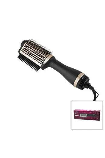 Saç Kurutma - Şekil Makinesi 3 Kademe Isı Ayarı 360 Derece Dönen Kablo Seramik Kaplama Fırça 1200W S
