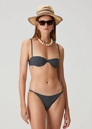 Antrasit Bikini Üstü